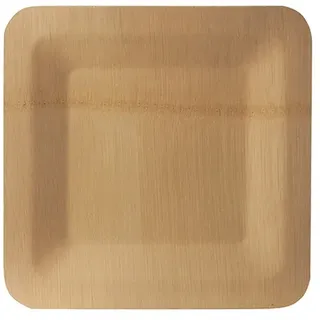Papstar Teller eckig 25,5 cm mehrfarbig 10er Set