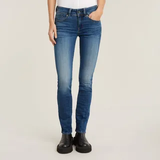 Midge Straight Jeans - Mittelblau - Damen - 29-30