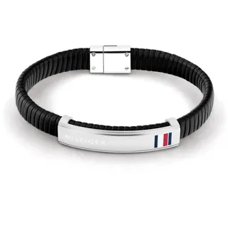 Tommy Hilfiger Jewelry Armband für Herren aus Leder Schwarz - 2790349