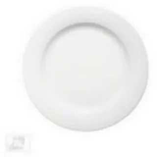 Bauscher Teller Dialog flach 25 cm weiß 6er Set