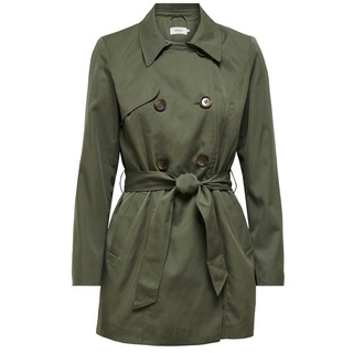 ONLY Trenchcoat ONLY Damen Übergangsjacke Trench-Coat OnlValeria Kurz-Mantel grün S