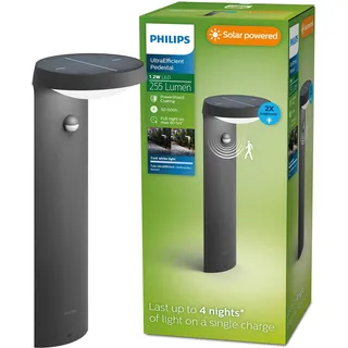 Philips Solarleuchte Aluminium 40,0 cm inkl. Sensor anthrazit
