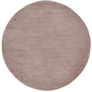 Tom Tailor Cozy Hochflorteppich Ø 140 cm Beige