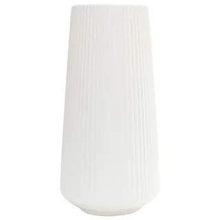 Nalakey Groß Vase Deko,Moderne einfache Stil Blumenvase,Kunststoff-vasen,Anti Drop Vase Für Dekorieren Von Wohnzimmer,Schlafzimmer,Büro,Restaurant,Café (Weiß)
