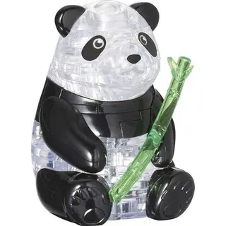Panda (Puzzle) 3D Jigsaw Puzzle, 42 Teile, Farbe: Schwarz/Transparent/Grün, Material: ABS Plastik