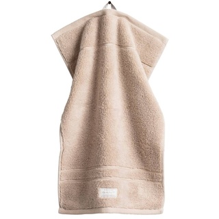GANT Gästetuch, Organic Premium Towel - 30x50 cm, Frottee Beige
