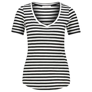 Marc O'Polo T-Shirt Damen T-Shirt Regular Fit (1-tlg) schwarz Lengelhorn