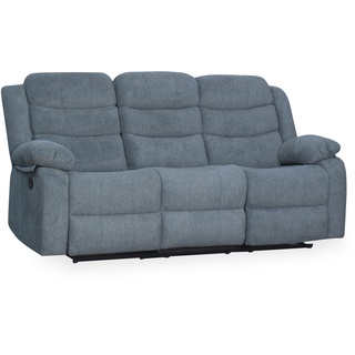 Sofa 3 Sitzer HARPER HUAMBO (BHT 192x95x98 cm) BHT 192x95x98 cm grau Couch Einzelsofa Zweier Dreier Sitzer - grau