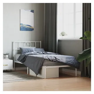 vidaXL 75 x 190 cm Weiß