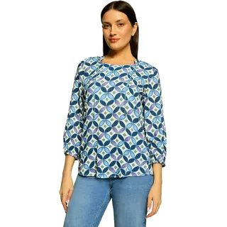 Cartoon Damen Bluse Kurz 3/4 Arm Bluse (1er Pack) - 36