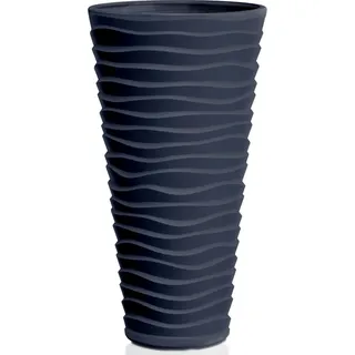 nabbi Hoher Kunststoff-Pflanzkübel DPSA400 38,7 cm - Anthrazit - Dunkelgrau