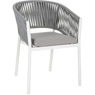 BIZZOTTO Florencia Gartenstuhl 57 x 57 x 80 cm grau 1 St.