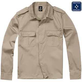 Brandit Textil Us Langarmhemd Beige 5XL