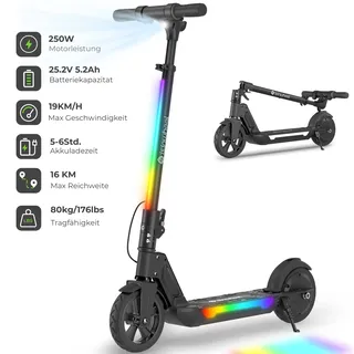 isinwheel S7/S4/MiniSpider Elektroroller für Kinder und Jugendliche (Höhenverstellbar)