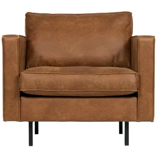 WOOOD Sessel Ledersessel Rodeo Classic 1-Sitzer Cognac Chesterfield Wood braun