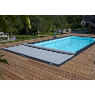 BAC Rollschutz Swisstop Schwimmbad Sicherheitsabdeckung per m2  , Farbe: grau