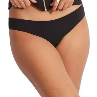 Seafolly - Seafolly Collective Hipster Bikini Hose Damen schwarz - schwarz