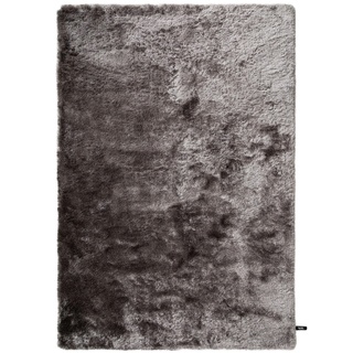 benuta Nest Hochflor Shaggyteppich Whisper Grau 160x230 cm - Langflor Teppich für Wohnzimmer