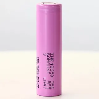 NICHT! für Privatgebrauch, eZigaretten, Taschenlampen, Kameras usw.! 1! Stück Samsung SDI INR18650-35E oder BAK A02 - 3350mAh 3,7V - 18650 Akku