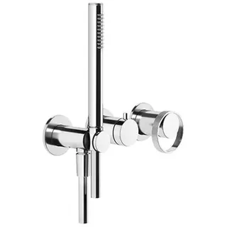 GESSI Anello Fertigmontageset Einhebelmischer Dusche/ Wanne rund für 1 Verbraucher Metall 63345031