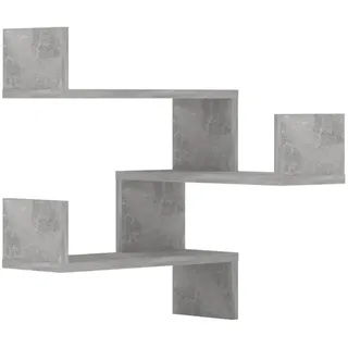 vidaXL Wandregal 40 x 40 x 50 cm Betongrau