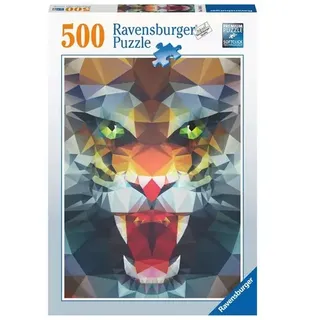 Ravensburger Puzzle - Löwe aus Ploygonen - 500 Teile