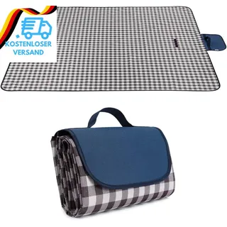 Picknickdecke, 200 X 200 Cm Stranddecke Wasserdichte Sanddichte Picknick-Matte,