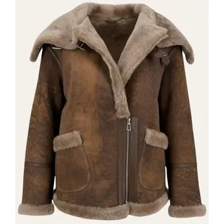Shearling Jacke – sportliche Lammfelljacke mit urbaner Note - Größe: XXL - XXL
