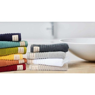 Bio Baumwolle Handtücher - alle Größen & Trendfarben Handtuch, 50x100 cm, stein