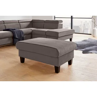 Stauraumhocker COTTA "Morven", grau (taupe), B:100cm H:45cm T:65cm, Microfaser PRIMABELLE (100% Polyester), Flachgewebe (100% Polyester), Samtstruktur (100% Polyester), Hocker, Hocker mit Stauraum Polsterhocker, mit Stauraum