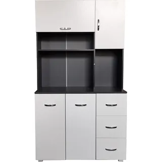 Hti-Living Küchenbuffet Blanca  Grau Weiß