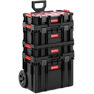 QBRICK 6in1 Werkzeugkoffer auf Rollen Lieferumfang: Koffer, Box & Organizer Farbe: schwarz Größe:
