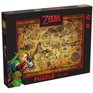Winning Moves Puzzle Puzzle Zelda Hyrule field, 1000 Teile, 1000 Puzzleteile