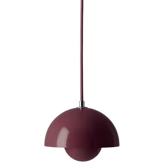 &Tradition - FlowerPot Pendelleuchte VP10, dunkle pflaume