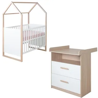 roba Babymöbel Set Cabane 2-teilig