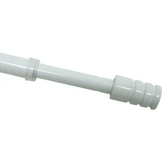 GARDINIA Vitragenstange Zylinder 10mm 60-85cm weiß