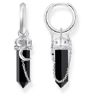 Thomas Sabo Creolen CR722-641-11 schwarz 925er Silber geschwärzt