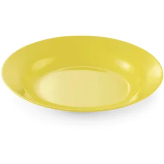 24x Teller tief Ø 20 cm Melamin gelb bruchfest