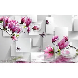 Magnetmatte für Heizkörperverkleidung 3D Blume 60x100cm