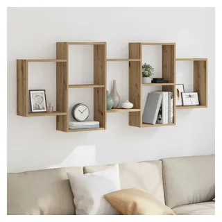 vidaXL Wandregal Artisan-Eiche 159 x 18 x 65 cm Braun