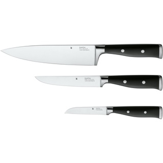 WMF Grand Class Messerset 3teilig Made in Germany, 3 Messer geschmiedet, Küchenmesser, Spezialklingenstahl