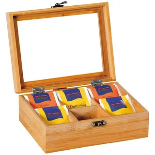 KESPER Tee-Box/6 Fächer 21,7x16x9cm K-58902