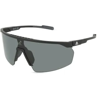 Adidas SP0075 Damen-Sonnenbrille Vollrand Eckig Acetat-Gestell, Schwarz