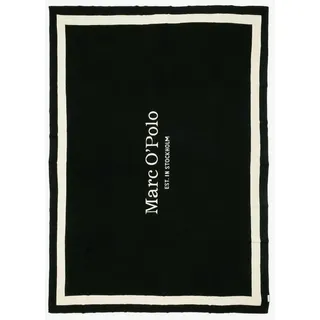 Marc O'Polo Plaid 150 x 200 cm Schwarz