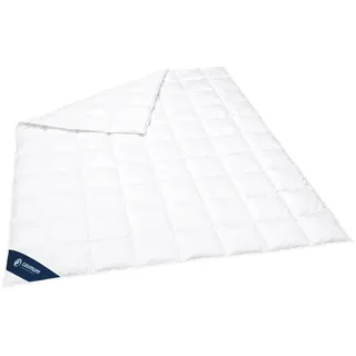 casimum Daunendecke 155x220 cm, extra leichte Sommerdecke, Bettdecke 100% Gänsedaunen, Größe: