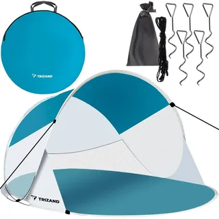TRIZAND Strandzelt 190x120x90cm Trizand 20974 - Blau