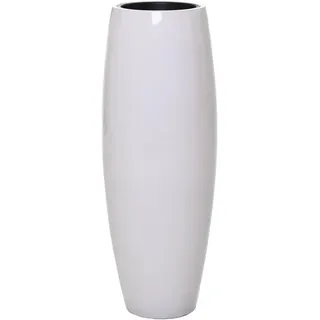 Vivanno Bodenvase Magnum Weiß Hochglanz - 100x29
