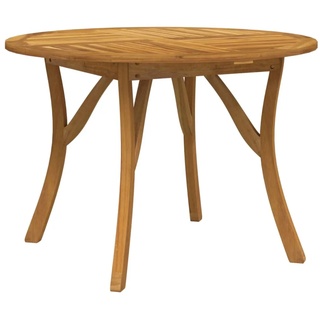 vidaXL Gartentisch Terrassentisch Tisch Esstisch Balkontisch Holztisch Gartenmöbel Beistelltisch Garten Terrasse Balkon Ø110cm Massivholz Akazie