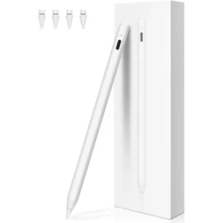 iPencil 2. Generation für ipad 2018-2025, Magnetische drahtlose Aufladung Stift für ipad Mit Handfläche Ablehnung& Neigung, Stylus Pen für iPad 6/7/8/9/10, Mini 5/6, Air 3/4/5 M2 M3, Pro 11" &12.9" M4
