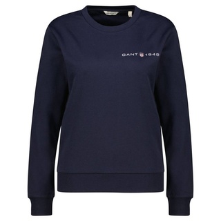 Gant T-Shirt Damen Sweatshirt (1-tlg) blau L